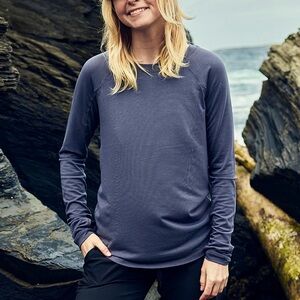 ⭐️Free Fly Bamboo Shade Long Sleeve - Abyss